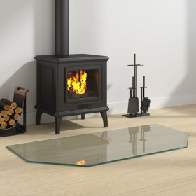 Glass plate for hexagonal fireplace 100x50 cm by vidaXL, Glass - Ref: Foro24-324141, Price: 37,52 €, Discount: %