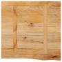 Solid mango wood natural edge table top 40x40x3.8 cm by , Table tops - Ref: Foro24-370486, Price: 26,73 €, Discount: %