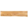 Solid mango wood natural edge table top 160x30x3.8 cm by , Table tops - Ref: Foro24-370484, Price: 70,62 €, Discount: %