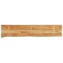 Solid mango wood natural edge table top 160x30x3.8 cm by , Table tops - Ref: Foro24-370484, Price: 70,62 €, Discount: %