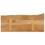 Solid mango wood natural edge table top 80x40x3.8 cm by , Table tops - Ref: Foro24-370490, Price: 55,89 €, Discount: %