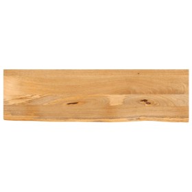 Solid mango wood natural edge table top 100x40x3.8 cm by , Table tops - Ref: Foro24-370492, Price: 60,98 €, Discount: %