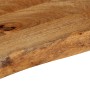 Massivholz-Tischplatte mit natürlicher Kante aus Mangoholz 100x40x3,8 cm. von , Tischplatten - Ref: Foro24-370492, Preis: 60,...