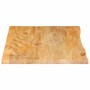 Solid mango wood table top with natural edge, 70x60x3.8 cm by , Table tops - Ref: Foro24-370499, Price: 61,33 €, Discount: %