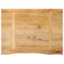 Solid mango wood table top with natural edge, 70x60x3.8 cm by , Table tops - Ref: Foro24-370499, Price: 61,33 €, Discount: %