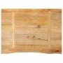 Solid mango wood natural edge table top 90x60x3.8 cm by , Table tops - Ref: Foro24-370501, Price: 84,48 €, Discount: %