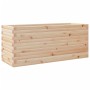 Solid pine wood planter 110x40x46 cm by , Pots and planters - Ref: Foro24-3282449, Price: 142,99 €, Discount: %