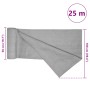 Light gray HDPE privacy net 1x25 m 150 g/m² by , Umbrellas - Ref: Foro24-4003780, Price: 46,99 €, Discount: %