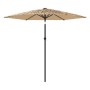 Garden umbrella with brown steel pole 268x268x226 cm by , Umbrellas - Ref: Foro24-4005101, Price: 90,56 €, Discount: %