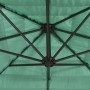 Garden umbrella with green steel pole 388x388x248 cm by , Umbrellas - Ref: Foro24-4005115, Price: 135,99 €, Discount: %