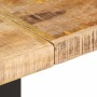 Banco de madera maciza de mango rugosa y acero 160 cm de , Bancos para recibidores y almacenamiento - Ref: Foro24-4006413, Pr...