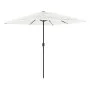 Garden umbrella with white steel pole 248x248x248 cm by , Umbrellas - Ref: Foro24-4005092, Price: 105,28 €, Discount: %