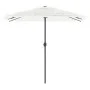 Garden umbrella with white steel pole 248x248x248 cm by , Umbrellas - Ref: Foro24-4005092, Price: 105,28 €, Discount: %