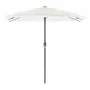 Garden umbrella with white steel pole 248x248x248 cm by , Umbrellas - Ref: Foro24-4005092, Price: 105,28 €, Discount: %