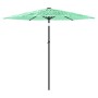 Garden umbrella with green steel pole 223x223x213 cm by , Umbrellas - Ref: Foro24-4005099, Price: 78,81 €, Discount: %