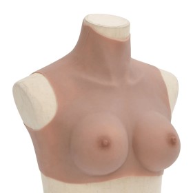 Silicone breast, cup C, dark brown. by , Bust enhancers - Ref: Foro24-4012217, Price: 70,59 €, Discount: %