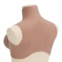 Silicone chest, cup size E, dark-skinned. by , Bust enhancers - Ref: Foro24-4012222, Price: 80,71 €, Discount: %