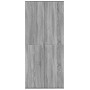 Aparador alto madera de ingeniería gris Sonoma 80x35x180 cm de , Taquillas y armarios de almacenamiento - Ref: Foro24-3276656...