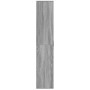 Aparador alto madera de ingeniería gris Sonoma 80x35x180 cm de , Taquillas y armarios de almacenamiento - Ref: Foro24-3276656...