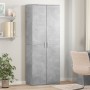 Tall engineered wood sideboard in gray concrete 70x35x180 cm by , Lockers and storage cabinets - Ref: Foro24-3276661, Price: ...