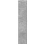 Tall engineered wood sideboard in gray concrete 70x35x180 cm by , Lockers and storage cabinets - Ref: Foro24-3276661, Price: ...