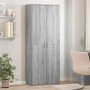 Tall Sonoma gray engineered wood sideboard 70x35x180 cm by , Lockers and storage cabinets - Ref: Foro24-3276663, Price: 144,9...