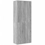 Tall Sonoma gray engineered wood sideboard 70x35x180 cm by , Lockers and storage cabinets - Ref: Foro24-3276663, Price: 144,9...