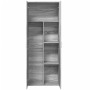 Tall Sonoma gray engineered wood sideboard 70x35x180 cm by , Lockers and storage cabinets - Ref: Foro24-3276663, Price: 144,9...