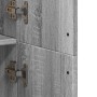 Tall Sonoma gray engineered wood sideboard 70x35x180 cm by , Lockers and storage cabinets - Ref: Foro24-3276663, Price: 144,9...