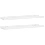 Shelf for photo frames 2 pcs white MDF 60x9x3 cm by vidaXL, Shelves and shelves - Ref: Foro24-323929, Price: 17,70 €, Discoun...