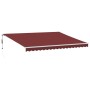 Toldo retráctil automático burdeos 450x350 cm de , Toldos - Ref: Foro24-3214988, Precio: 559,30 €, Descuento: %