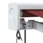 Automatic retractable burgundy awning 500x300 cm by , Awnings - Ref: Foro24-3215327, Price: 807,84 €, Discount: %