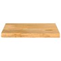 Solid mango wood natural edge table top 50x30x2.5 cm by , Table tops - Ref: Foro24-370427, Price: 26,99 €, Discount: %