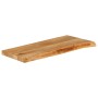 Solid mango wood natural edge table top 90x20x2.5 cm by , Table tops - Ref: Foro24-370419, Price: 25,17 €, Discount: %