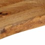 Solid mango wood natural edge table top 90x20x2.5 cm by , Table tops - Ref: Foro24-370419, Price: 25,17 €, Discount: %