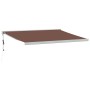 Toldo retráctil automático marrón 450x300 cm de , Toldos - Ref: Foro24-3215731, Precio: 936,46 €, Descuento: %