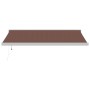 Automatic retractable brown awning 450x300 cm by , Awnings - Ref: Foro24-3215731, Price: 936,99 €, Discount: %