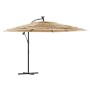 Garden umbrella with brown steel pole 269x269x235 cm by , Umbrellas - Ref: Foro24-4005078, Price: 139,50 €, Discount: %