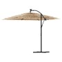 Garden umbrella with brown steel pole 269x269x235 cm by , Umbrellas - Ref: Foro24-4005078, Price: 139,50 €, Discount: %