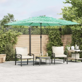 Garden umbrella with green steel pole 290x290x238 cm by , Umbrellas - Ref: Foro24-4005084, Price: 132,63 €, Discount: %