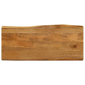 Solid mango wood natural edge table top 80x40x2.5 cm by , Table tops - Ref: Foro24-370754, Price: 53,99 €, Discount: %