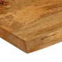 Massivholz-Tischplatte mit natürlicher Kante aus Mangoholz 100x40x2,5 cm von , Tischplatten - Ref: Foro24-370756, Preis: 62,0...