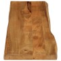 Solid mango wood natural edge table top 180x40x2.5 cm by , Table tops - Ref: Foro24-370761, Price: 90,27 €, Discount: %