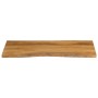 Solid mango wood natural edge table top 120x60x2.5 cm by , Table tops - Ref: Foro24-370768, Price: 113,74 €, Discount: %