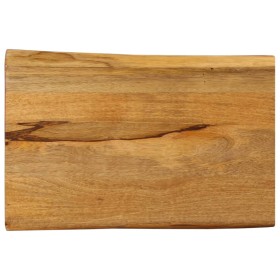 Solid mango wood natural edge table top 50x40x3.8 cm by , Table tops - Ref: Foro24-370775, Price: 40,70 €, Discount: %