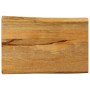 Solid mango wood natural edge table top 70x40x3.8 cm by , Table tops - Ref: Foro24-370777, Price: 53,78 €, Discount: %