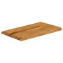 Solid mango wood natural edge table top 70x40x3.8 cm by , Table tops - Ref: Foro24-370777, Price: 53,78 €, Discount: %