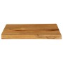 Solid mango wood natural edge table top 70x40x3.8 cm by , Table tops - Ref: Foro24-370777, Price: 53,78 €, Discount: %