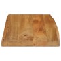 Solid mango wood natural edge table top 70x40x3.8 cm by , Table tops - Ref: Foro24-370777, Price: 53,78 €, Discount: %