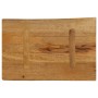 Solid mango wood natural edge table top 70x40x3.8 cm by , Table tops - Ref: Foro24-370777, Price: 53,78 €, Discount: %